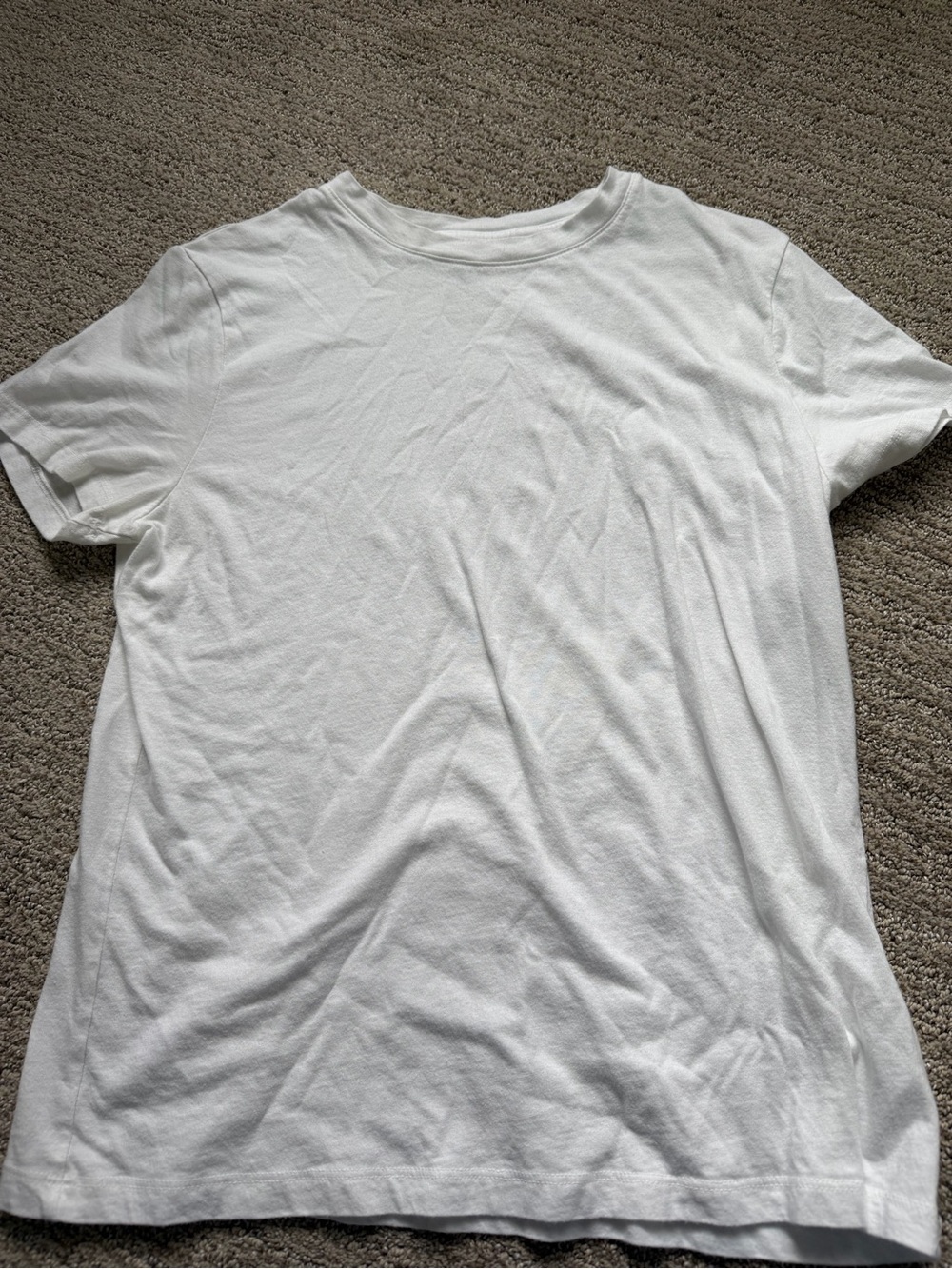 Classic Women’s White Crew Neck T-Shirt